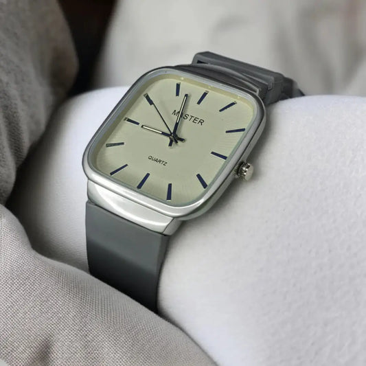 Master Quartz Square Dial Wrist Watch