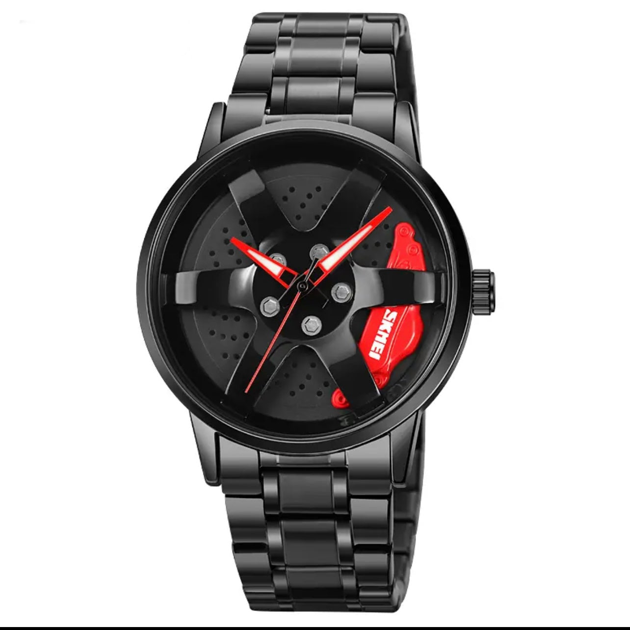GYRO WHYL - The Alloy Wheel Watch With Rotating Alloy Wheel and Stainless Steel Strap