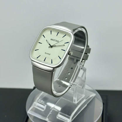 Master Quartz Square Dial Wrist Watch